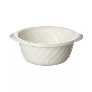 Bols à soupe ronds 350ml  PP blanc dim. 144x144mmxh48mm